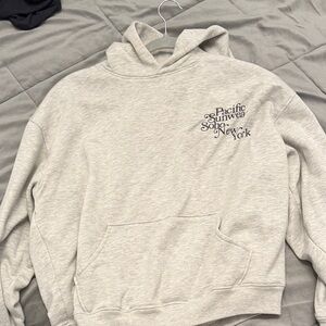 Pacific Sunwear Light Gray Logo Pullover Hoodie